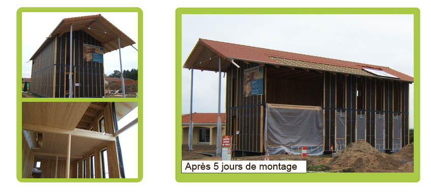 photo 2 maison ossature bois standard passif à Andrézieux près de saint etienne
